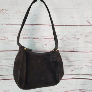 Amanda Smith Brown Leather Suede Mini Handbag